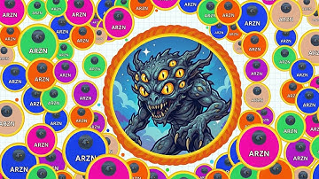 MACRO FOREVER! EPIC AGAR.IO MOBILE GAMEPLAY!