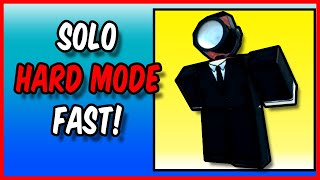 EASILY SOLO HARD MODE on FAST Skibidi Tower Defense Roblox