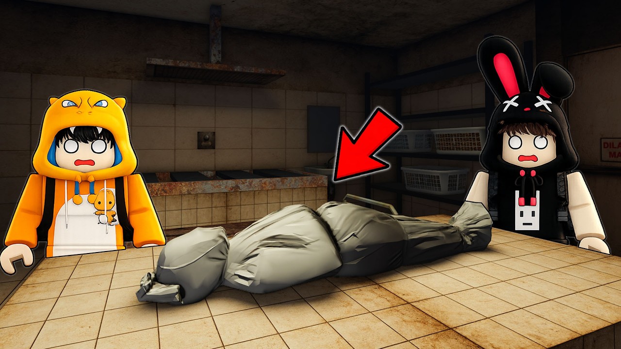 Ferix, Kezri Dan Ciko Bekerja Jadi Penjaga Jenazah Di Rumah Sakit Berhantu! ROBLOX