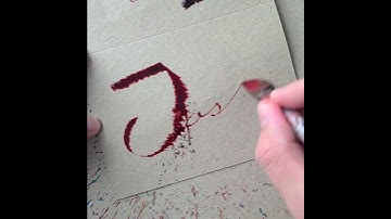 Splatter Calligraphy Name Request no.691