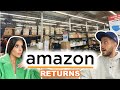 we went to a AMAZON RETURNS store!!!