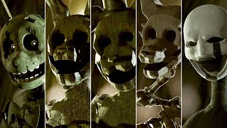 FNAF 3 Revenant - All Jumpscares & Extras