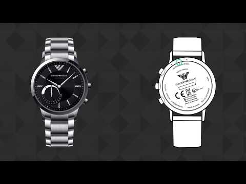 Emporio Armani Connected Hybrid Smartwatch Battery Change - ZEGAREK.NET