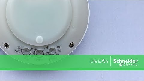 Installation Video ARGUS Motion Sensor HF High Bay by Schneider