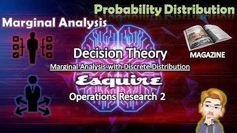 Decision Theory | Marginal Analysis with Discrete Distribution | Mr XY Ph