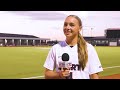 Coach Wedemeyer & Halle Engle Talk About The Win Over Queens