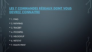 LES 7 COMMANDES RÉSEAUX QUE VOUS DEVREZ CONNAITRE A TOUT PRIX screenshot 2