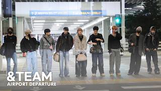 앤팀(&amp;TEAM) 인천공항 출국 | &amp;TEAM Airport Departure