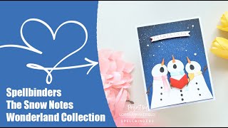 🎄 FA LA LA LA LOVE This Snowman Card! ⛄ | Spellbinders Wonderland Collection