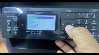 How To Reset ID Password Canon MF244dw