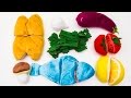DibusYmas Toy Cutting Peeling Velcro Fish Vegetables Cooking Ikea Duktig Toys