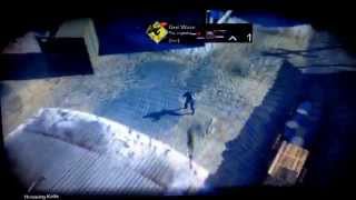 Cod Ghosts across map throwing knife kill