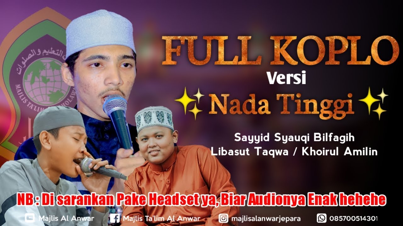 BIL QUR'ANI SA'AMDHI (Dzuktu Walalan Attakhola) // Voc Sayyid Syauqi, Libasut Taqwa & Cak Amilin