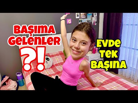 Evde Tek Başıma Kaldım !! Başıma Neler Geldi ?! Akşam Vlog. Tuana Zeybek