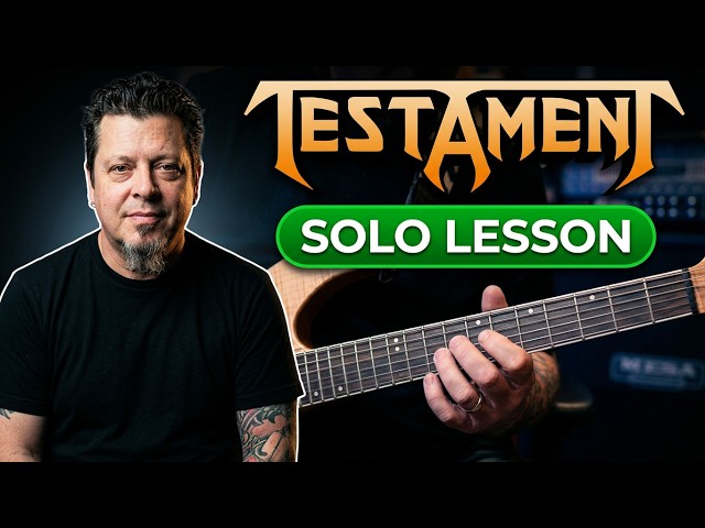 Testament - Souls Of Black - Guitar SOLO Lesson by Mike Gross