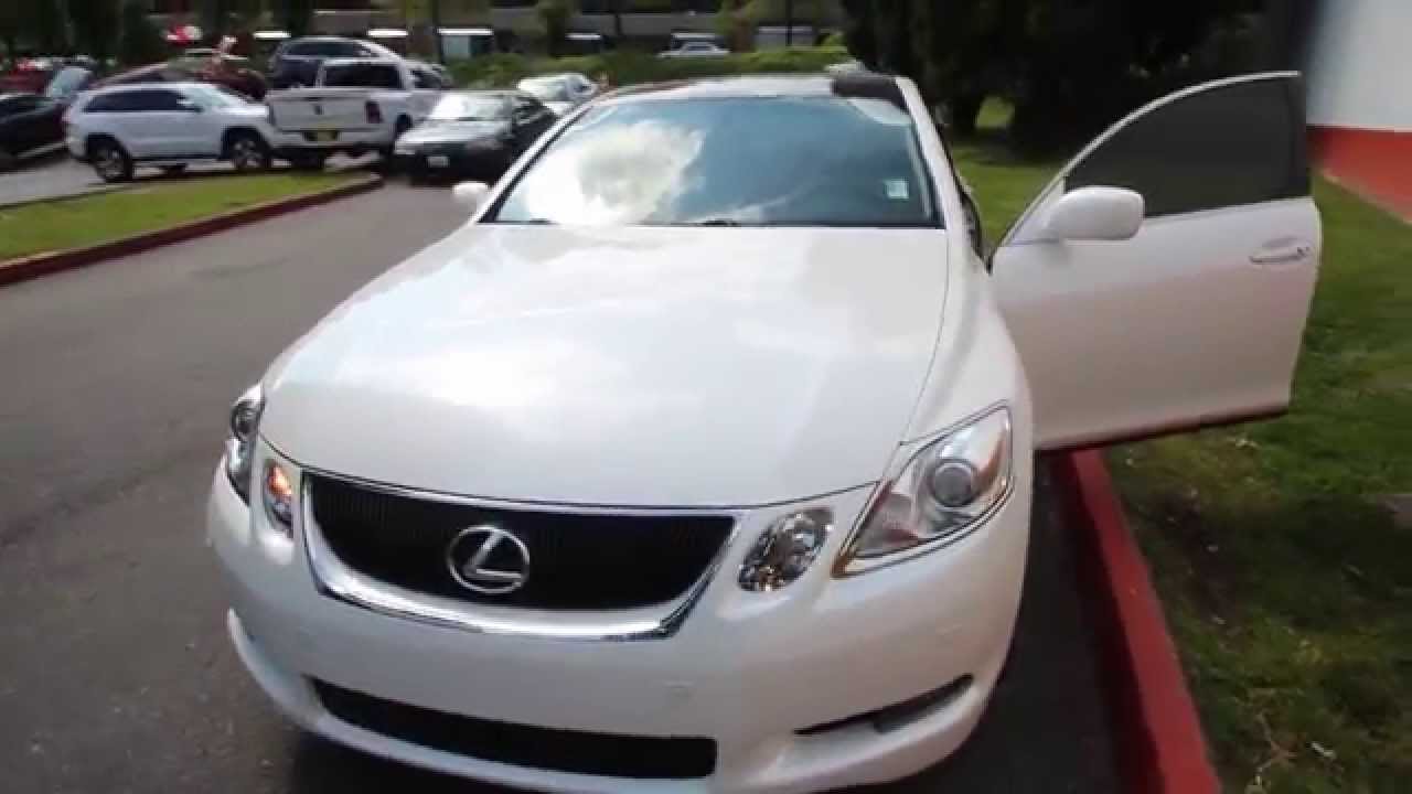 06 Lexus Gs 300 White Pearl Seattle Bellevue Youtube