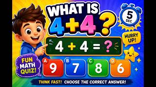 Think Fast! ⚡ Preschool Math Challenge