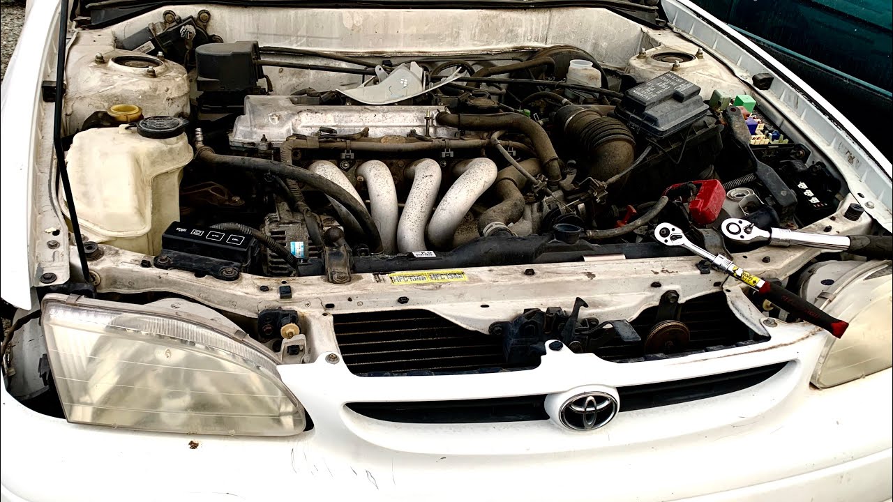 Замена генератора на Toyota Corolla 98-02 годов @elchanojose