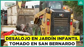 Intenso desalojo en jardín infantil tomado en San Bernardo