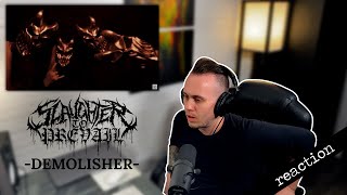 Metal Drummer Reacts- Slaughter To Prevail &quot;Demolisher&quot; (Reaction)
