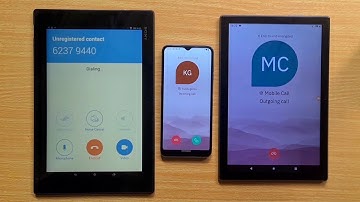 Sony Xperia Tab Z Vs Kubik Genta 10 Tab incoming calls Skyphone & Teleguard
