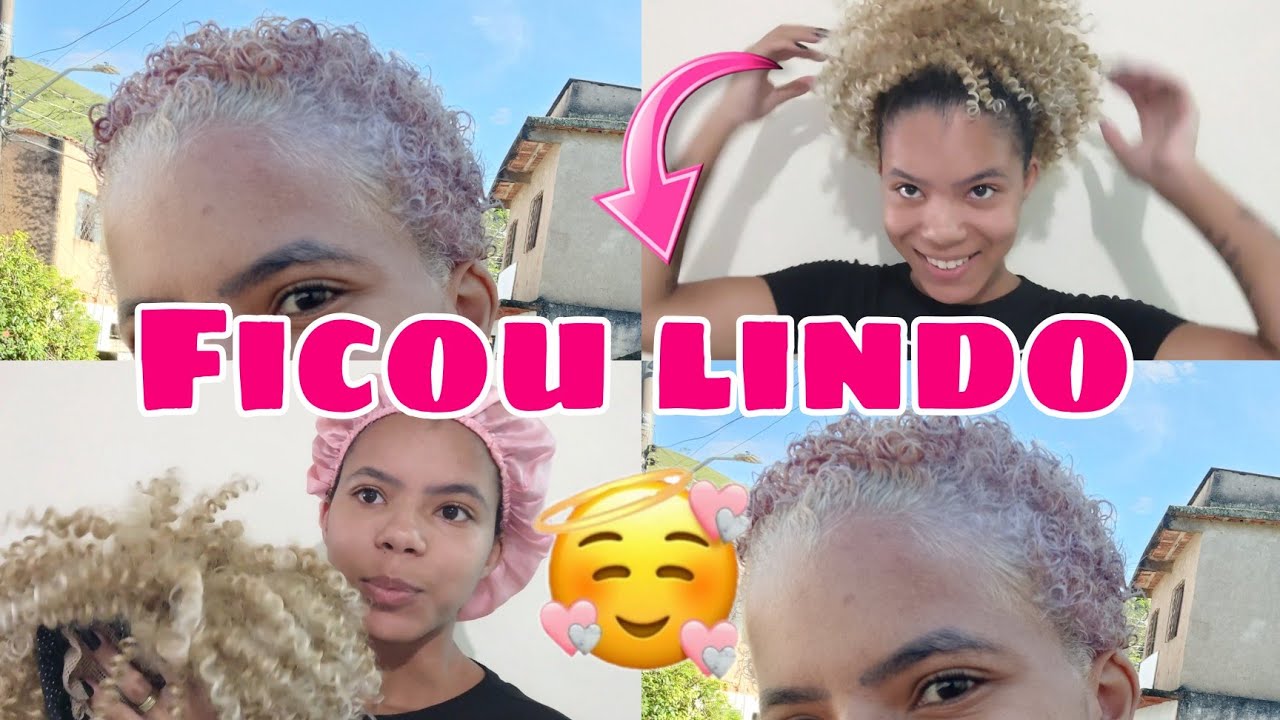 Como colocar afro puff em cabelo muito curtinho | Transição 💖✨