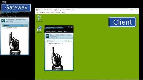 LogMeIn Hamachi   setting up a gateway