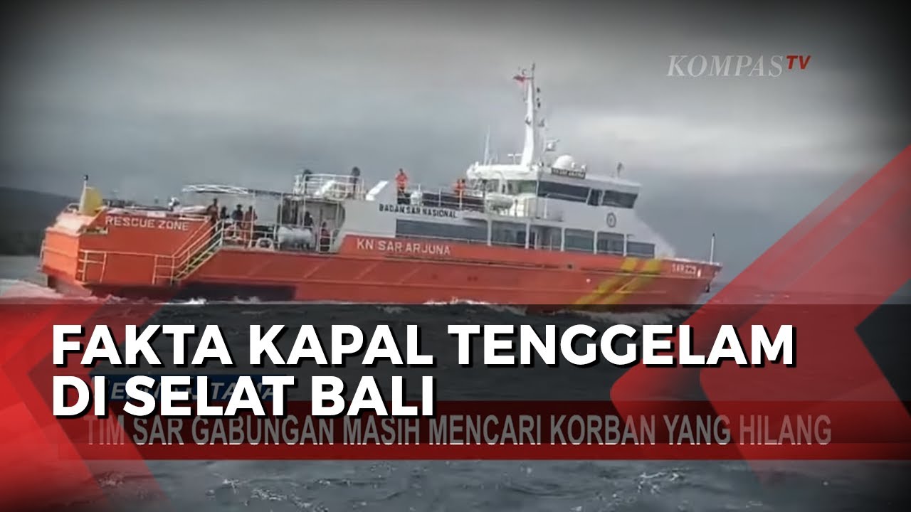 Fakta-Fakta Tenggelamnya Kapal KMP Tunu Pratama Jaya di Selat Bali