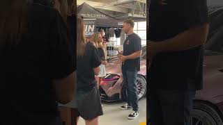 Cody walker at Fuelfest 2025 don’t think he was that tall I believe he’s like 6’5 I’m 6 feet 😱.