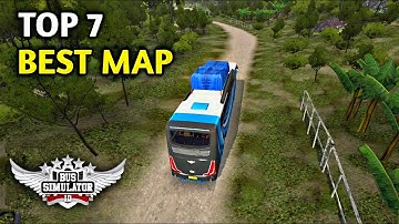 🚚TOP 7 Best Map In Bus Simulator Indonesia New Update 4.0 By Maleo🏕 | Bus Gameplay