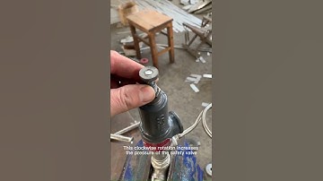 how to adjust the pressure of safety valve