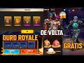 OURO ROYALE ESPECIAL, RAGNAROK VAI VOLTAR? EMOTE DE GRAÇA E NOVOS EVENTOS - NOVIDADES FREE FIRE