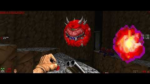 Doom 2: Hell on Earth - MAP26 The Abandoned Mines (100%)