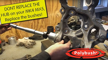 Polybush A MX5 Mk4 (ND & 124) Rear Hub Carrier Bush / Rear Trailing Arm - 27AL - Installation Guide