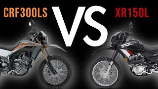 2023 Honda CRF300LS vs XR150L, BUDGET DUAL SPORT BATTLE