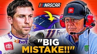 Denny Hamlin FURIOUS after Joe Gibbs DECISION!! *MUST SEE!!*