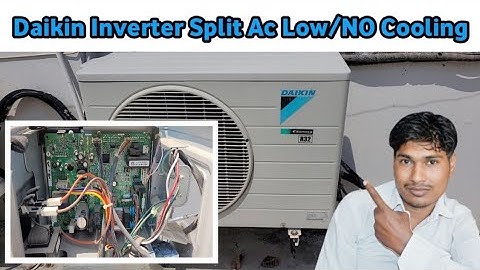 Daikin Inverter Split Ac Cooling Problem solved//Daikin Inverter Split Ac Outdoor Not Working
