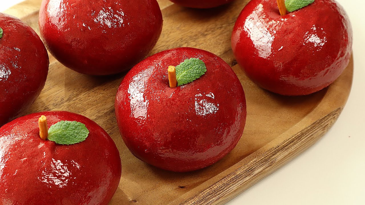 Приготовьте яблочный хлеб, похожий на настоящие яблоки! 🍎:: Легкое замешивание вручную/