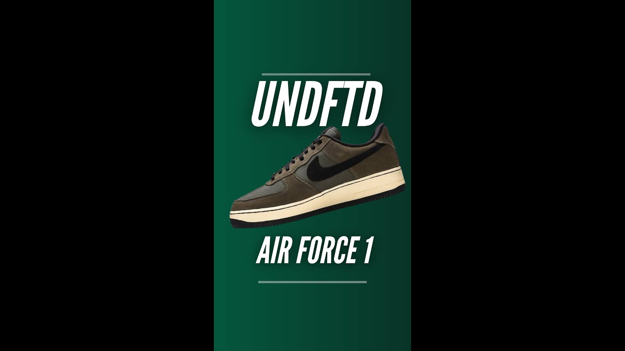 Undefeated x Nike Air Force 1 Unboxing 