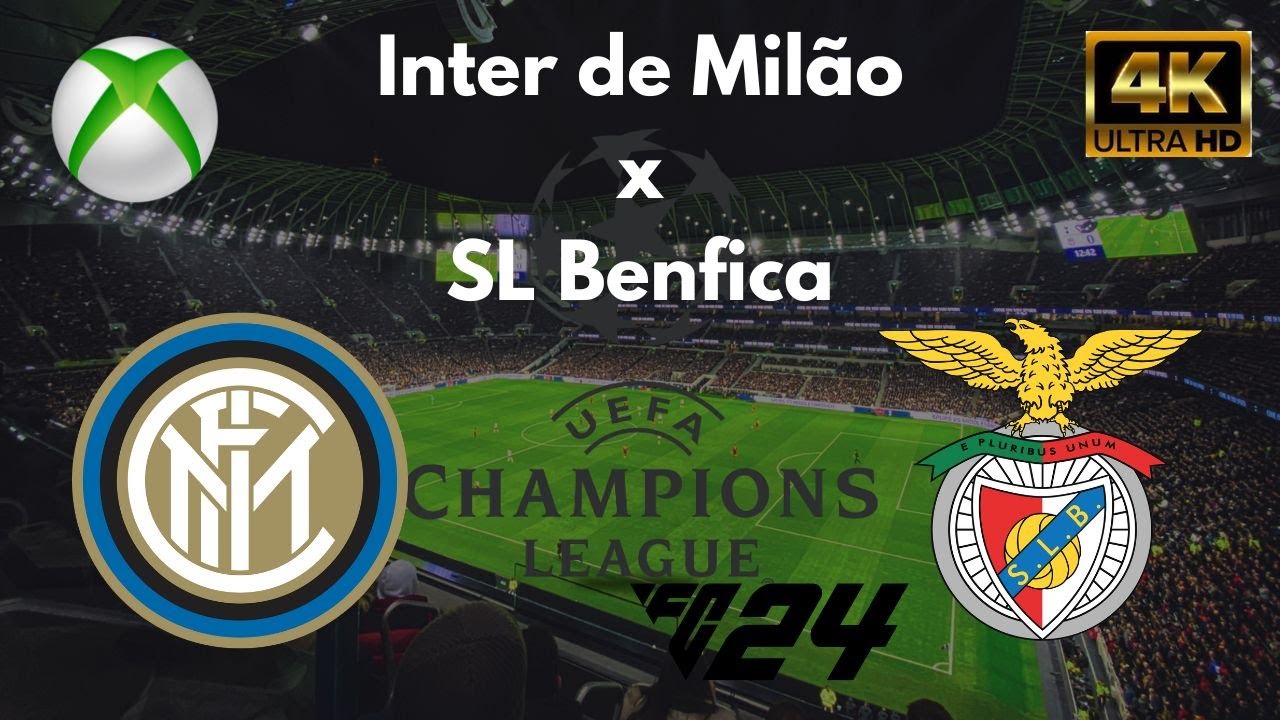 Inter Milão Benfica Resumo Jogo Champions - SL Benfica