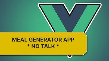 Coding Meal Generator App Vue 3 (No Talk / ASMR)