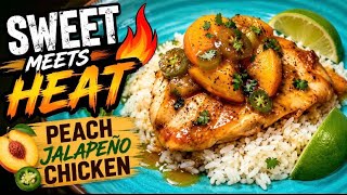 Peach Jalapeño Chicken: The Perfect Sweet & Spicy Dinner!!