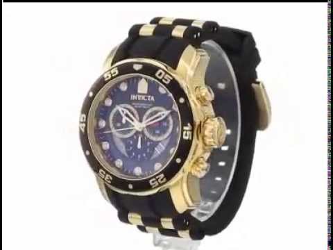 Invicta Men\u0026#39;s 6981 Pro Diver Collection Chronograph Black Dial ...