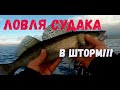 ЛОВЛЯ СУДАКА НА СПИННИНГ!!! ШТОРМОВАЯ ПОГОДА И ТРУДОВАЯ РЫБАЛКА!!! ПОИСК НОВЫХ МЕСТ!!!