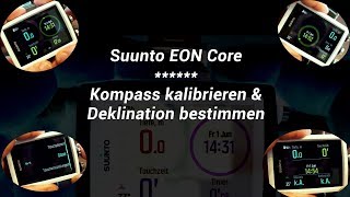 Suunto EON Core // Compass / calibration and declination