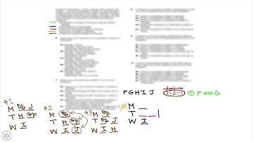 LSAT Prep Test 68 Logic Game 2 Setup (December 2012)