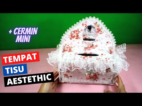 Mewah Diy Tempat Tisu Dari Kardus Dan Kain Perca Hindi Xanh