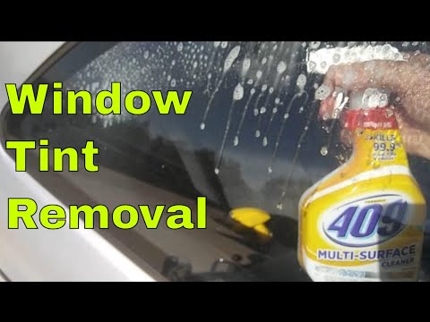 Can Auto Window Tinting Be Removed
