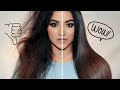 QUICKEST PROFESSIONAL HAIR TRANSFORMATION AT HOME | MINIZONE Hair Straightener Brush