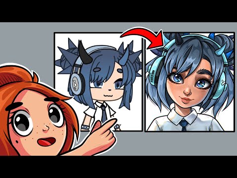 видео: Перерисовываю ваши картинки Gacha!